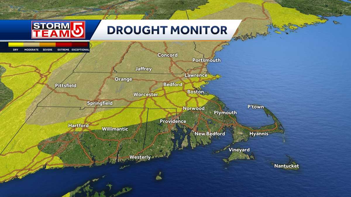 Drought conditions widespread across Massachusetts, northern New England