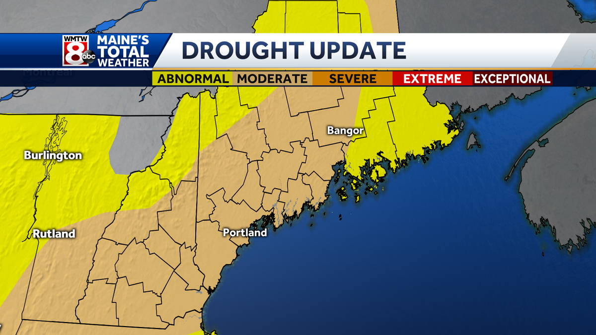 Much of Maine facing moderate drought due to lack of rain