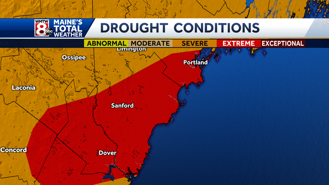 Parts of southern Maine now under extreme drought as conditions worsen ...