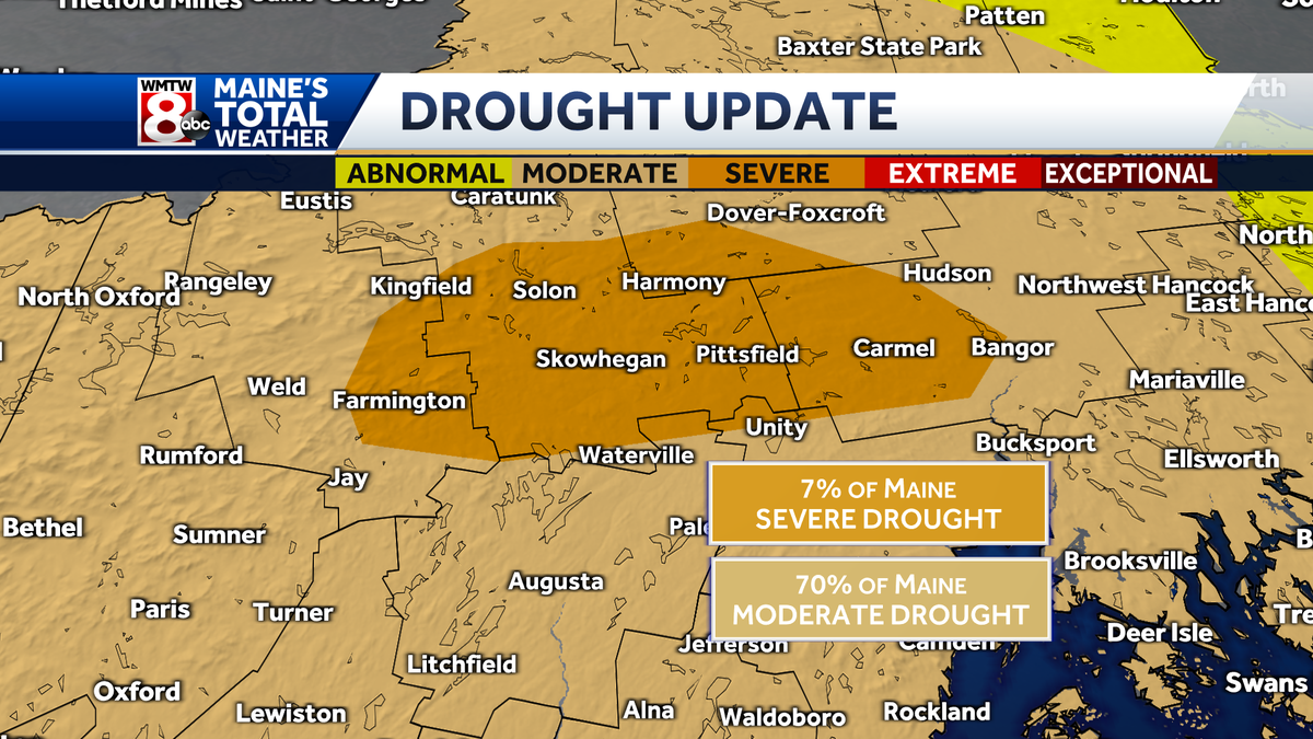 Drought conditions rapidly expanding in Maine