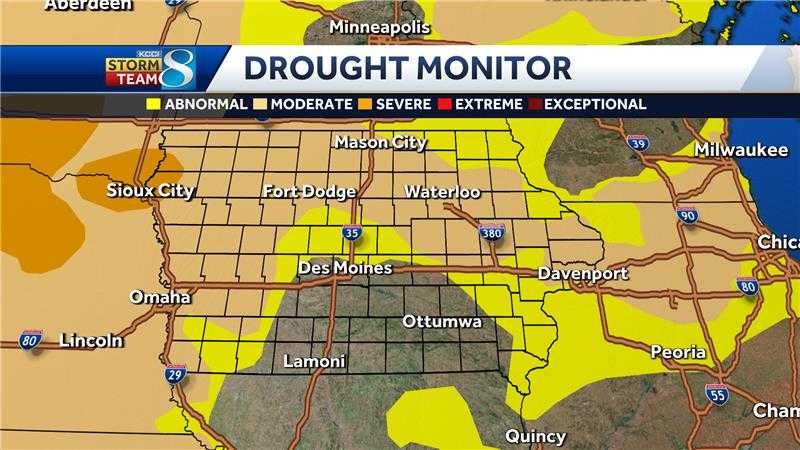 Iowa weather: Much of state is foot behind normal snowfall totals - KCCI