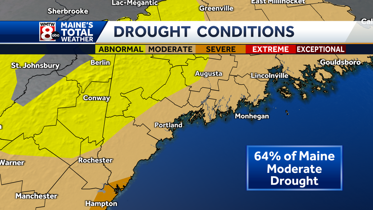 Drought conditions worsen across parts of Maine