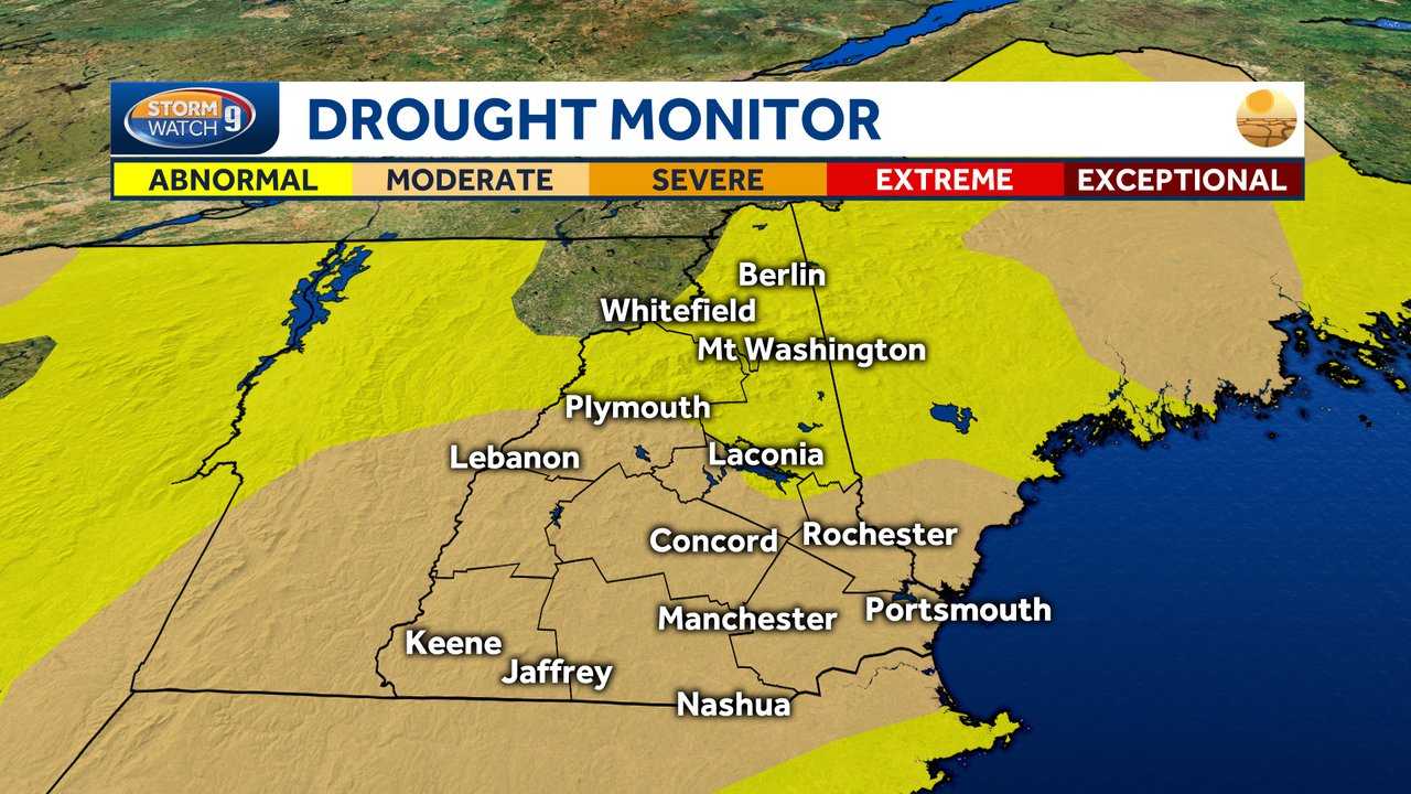 New Hampshire drought update for July 2, 2020