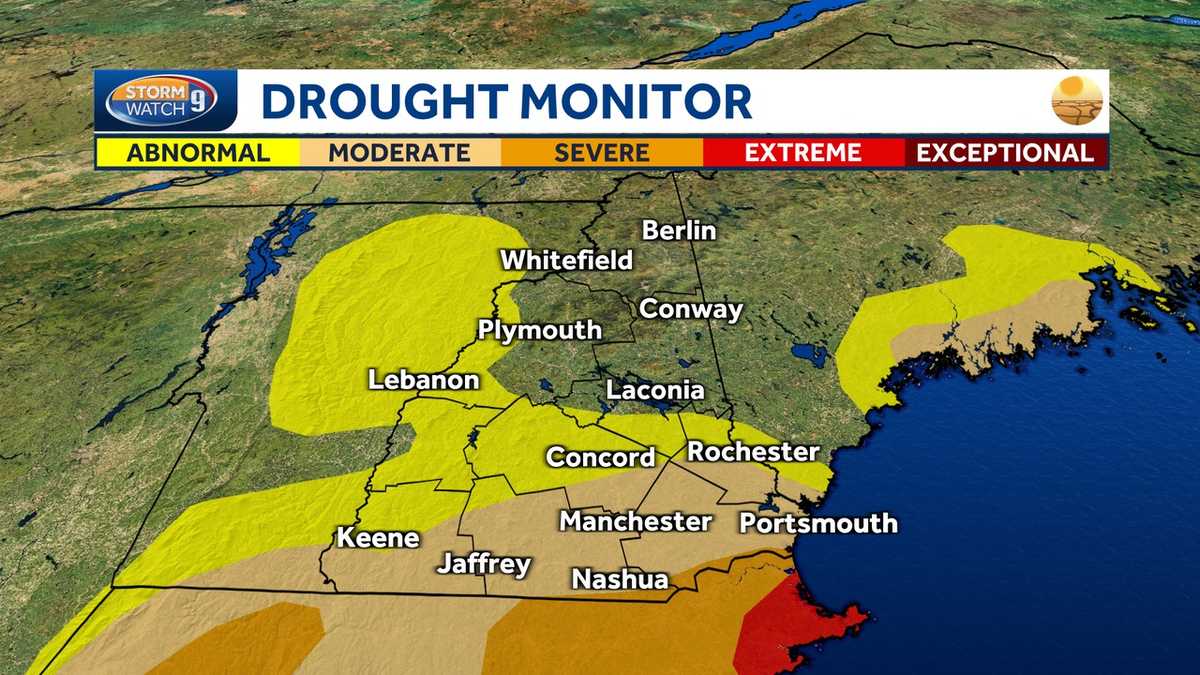 NH drought monitor update: Conditions make big improvements