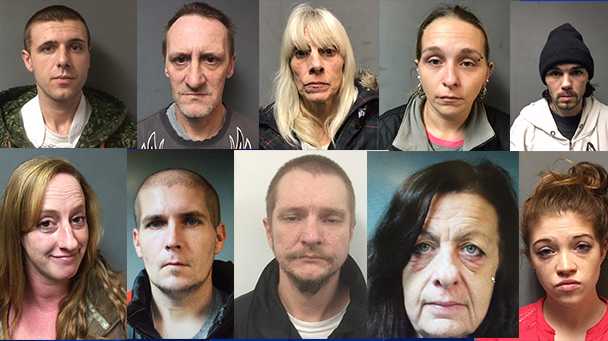 Mugshots: 10 accused of selling heroin, crack cocaine