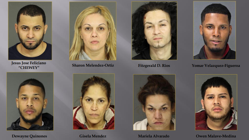 Eight alleged members of 'violent' drug gang indicted