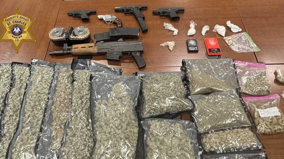 New Orleans man arrested, accused of drug and gun charges in Luling