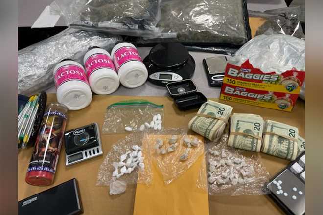 This photo shows some of the drugs seized by Boston police.  x20;They carried out a search of the Familia grocery store located at 243 Grove St. in West x20;Roxbury convenience store owner 45 year old Isaac Rosa x3B;Rosa's car Rosa's West his Roxbury residence.