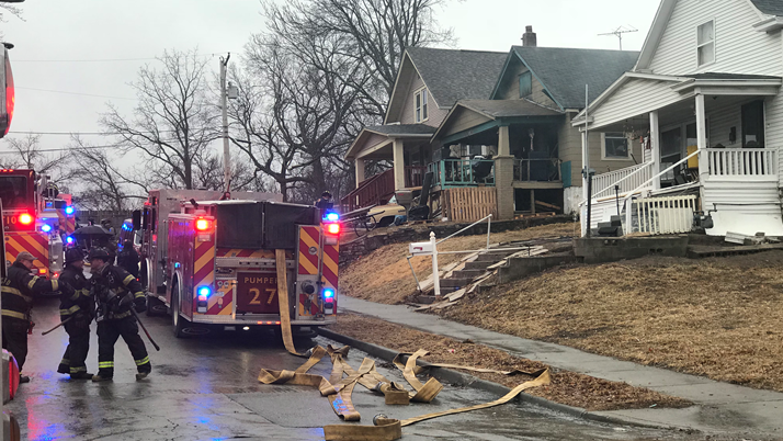 Three people transported to hospital after Drury Ave. house fire