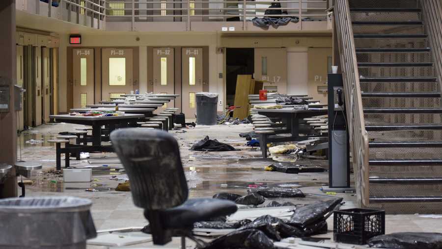 Prison riot aftermath