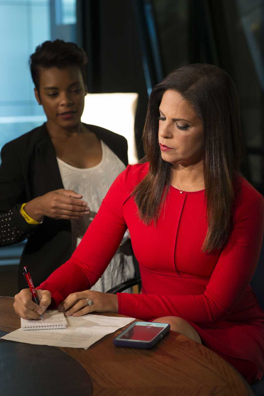 Soledad Obrien On The Set Of Matter Of Fact 5891