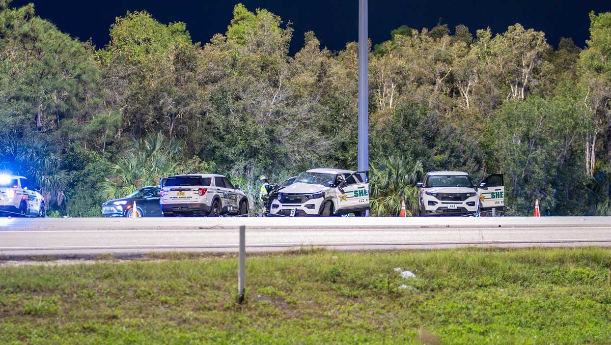 Lee County deputy injured in serious crash along I-75 in Estero