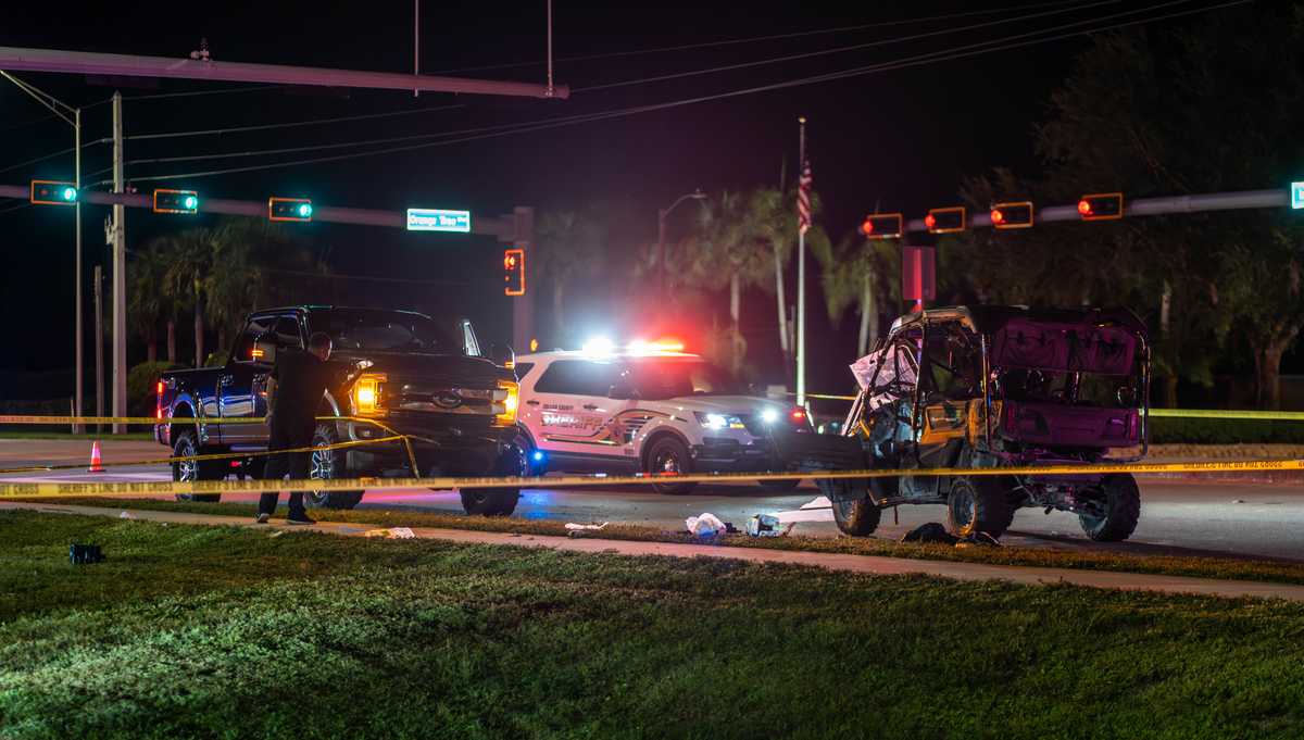Two teens in off-road vehicle hospitalized after crash with pickup ...