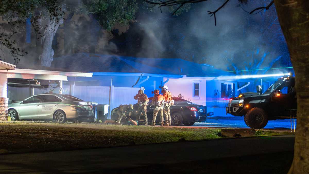 Man taken into custody after hours-long SWAT standoff in the Villas