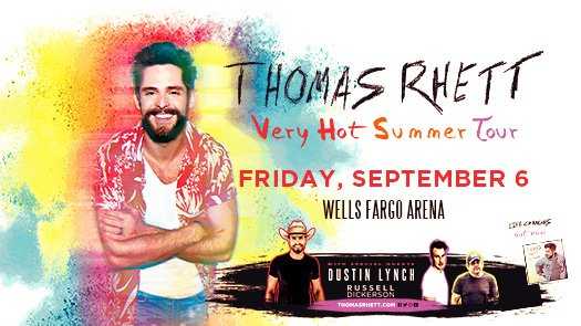 Thomas Rhett’s tour coming to Des Moines