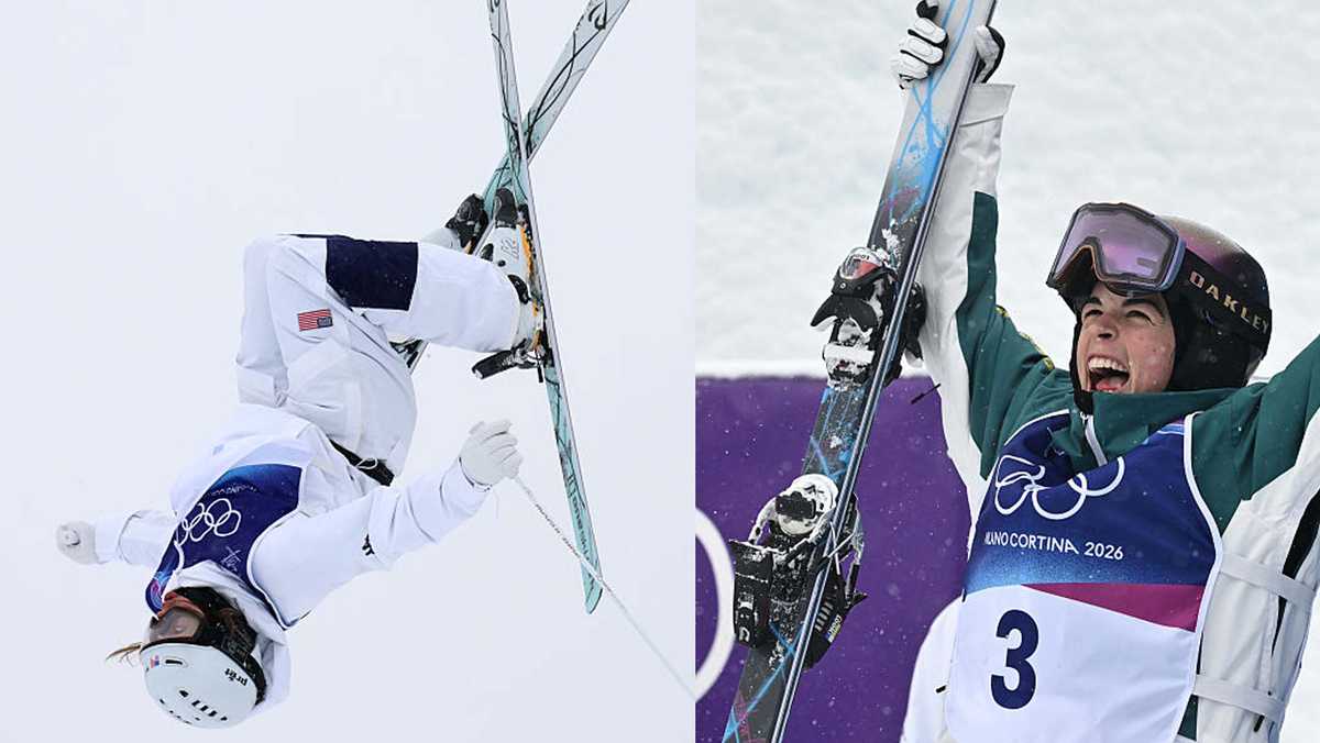 Watch: U.S. wins silver, bronze in first-ever Winter Olympics dual moguls event