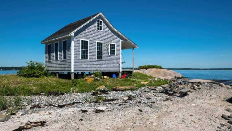 Maine island, home for sale for 9K … with a catch