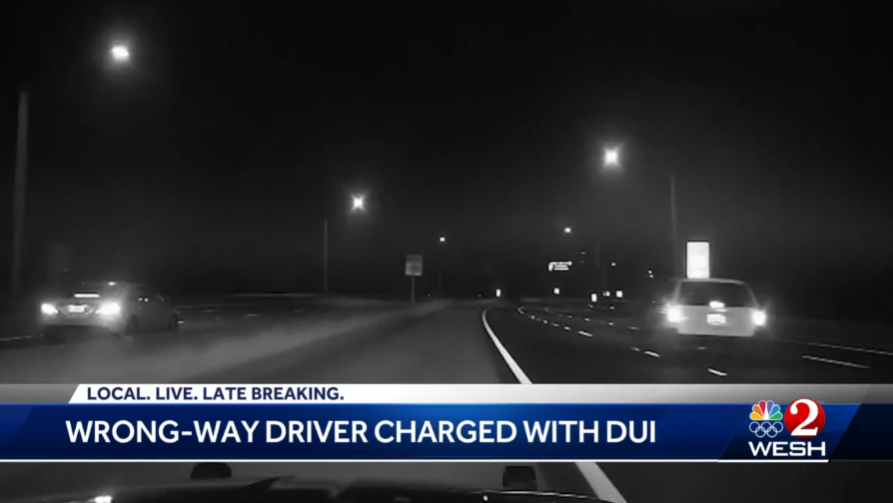 People Terrified By Wrong Way Dui Driver Coming Straight At Them On