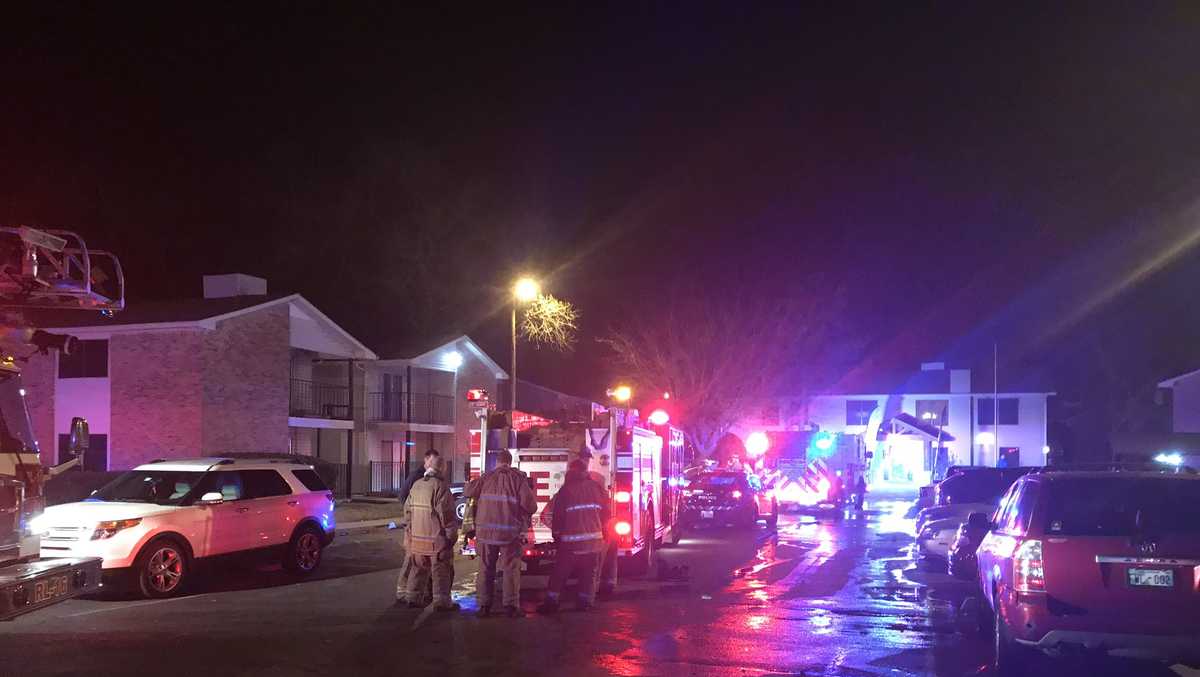 Man taken to hospital after being pulled from apartment fire in ...