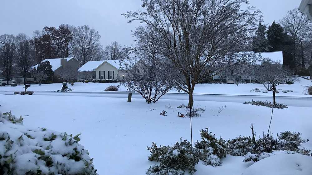 Snow pictures from around the Upstate, WNC