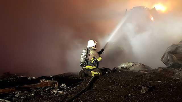 Rural Iowa fire destroys home, garage and camper