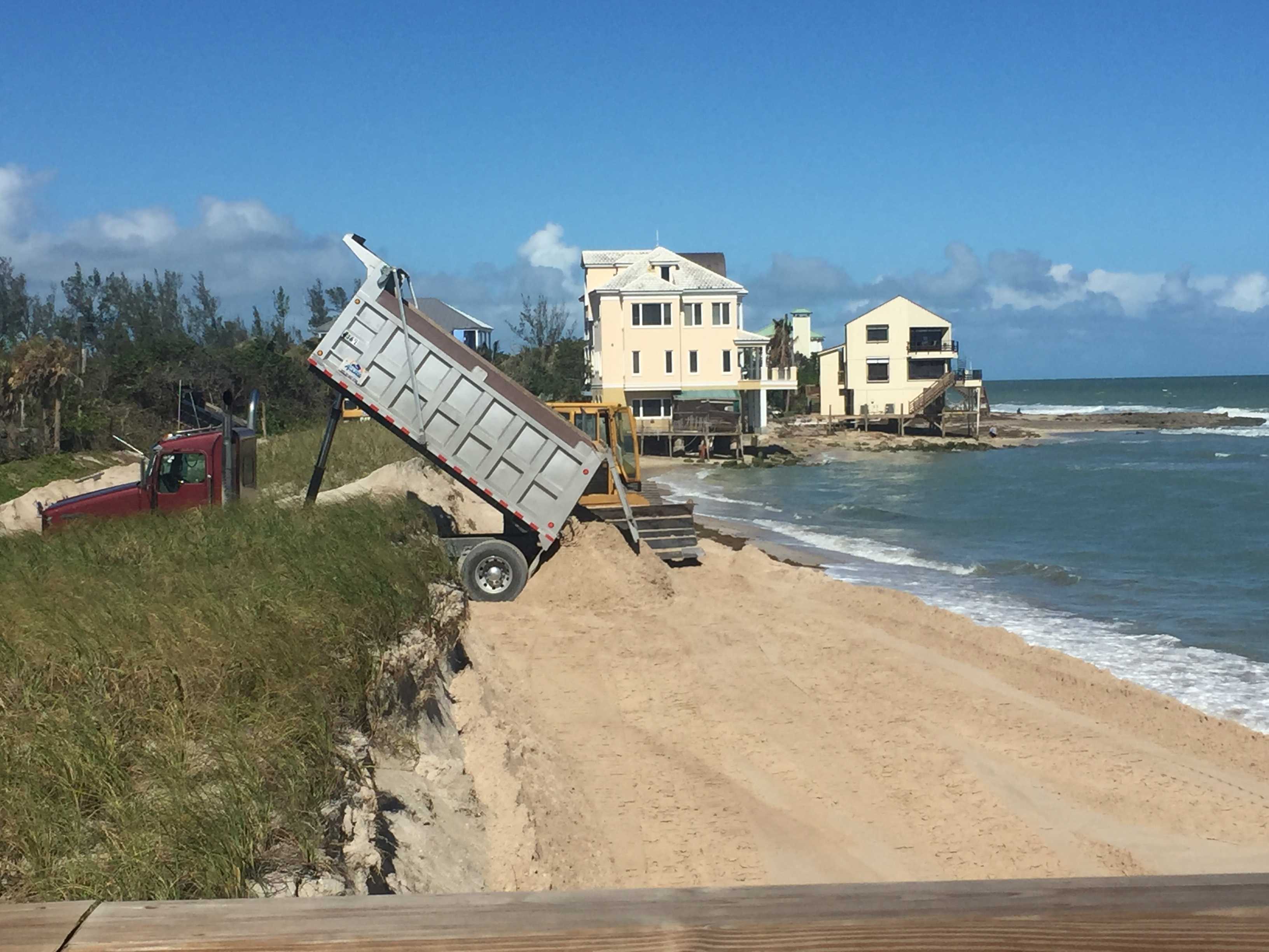 Dune Restoration Project Underway On Bathtub Beach