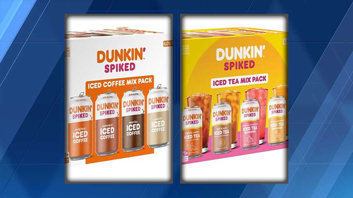 Its Official Dunkin Unveils Spiked Iced Coffee Tea Products 3971