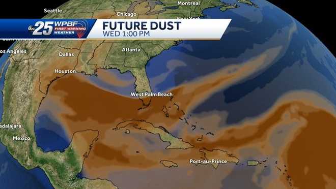 Saharan dust moves in to keep tropics quiet