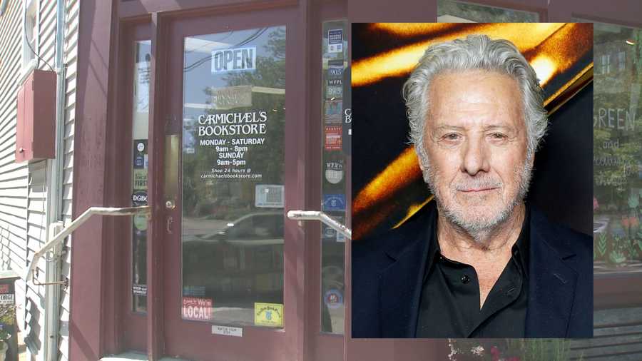 dustin hoffman, carmichael's bookstore