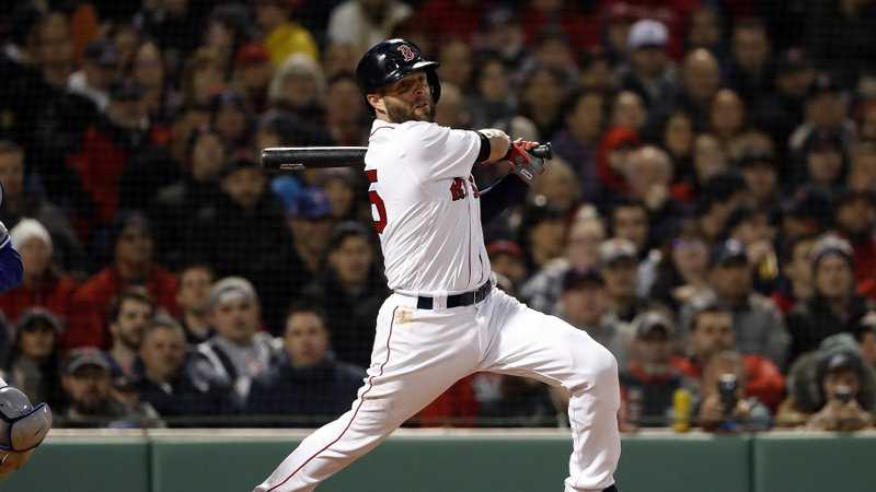 Dustin Pedroia Comes Out Swinging