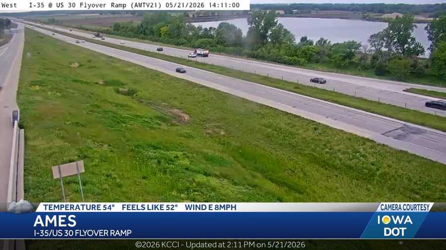 Ames I35/US30 flyover ramp