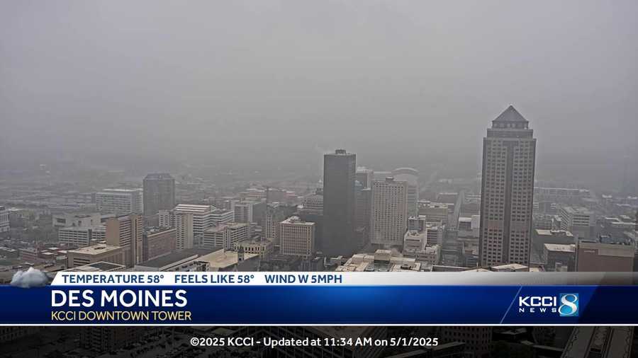 Skycam at vlog in Des Moines, Iowa
