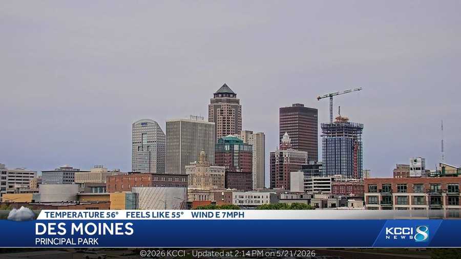 Skycam at Principal Park in Des Moines, Iowa
