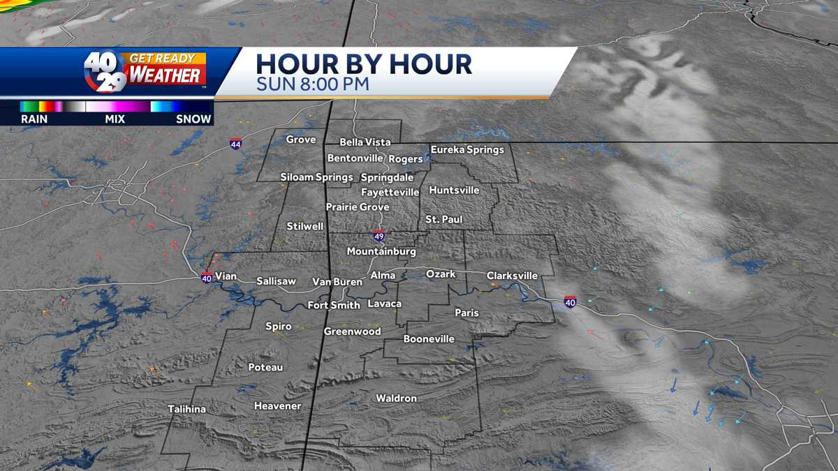 Northwest Arkansas Weather Maps KHBS/KHOG Channel 40/29