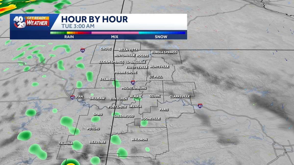 Northwest Arkansas Weather Maps KHBS/KHOG Channel 40/29