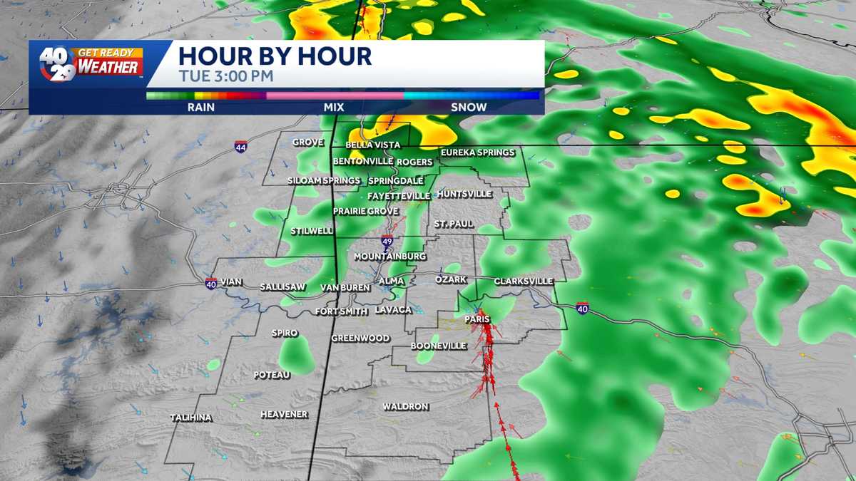 Northwest Arkansas Weather Maps KHBS/KHOG Channel 40/29
