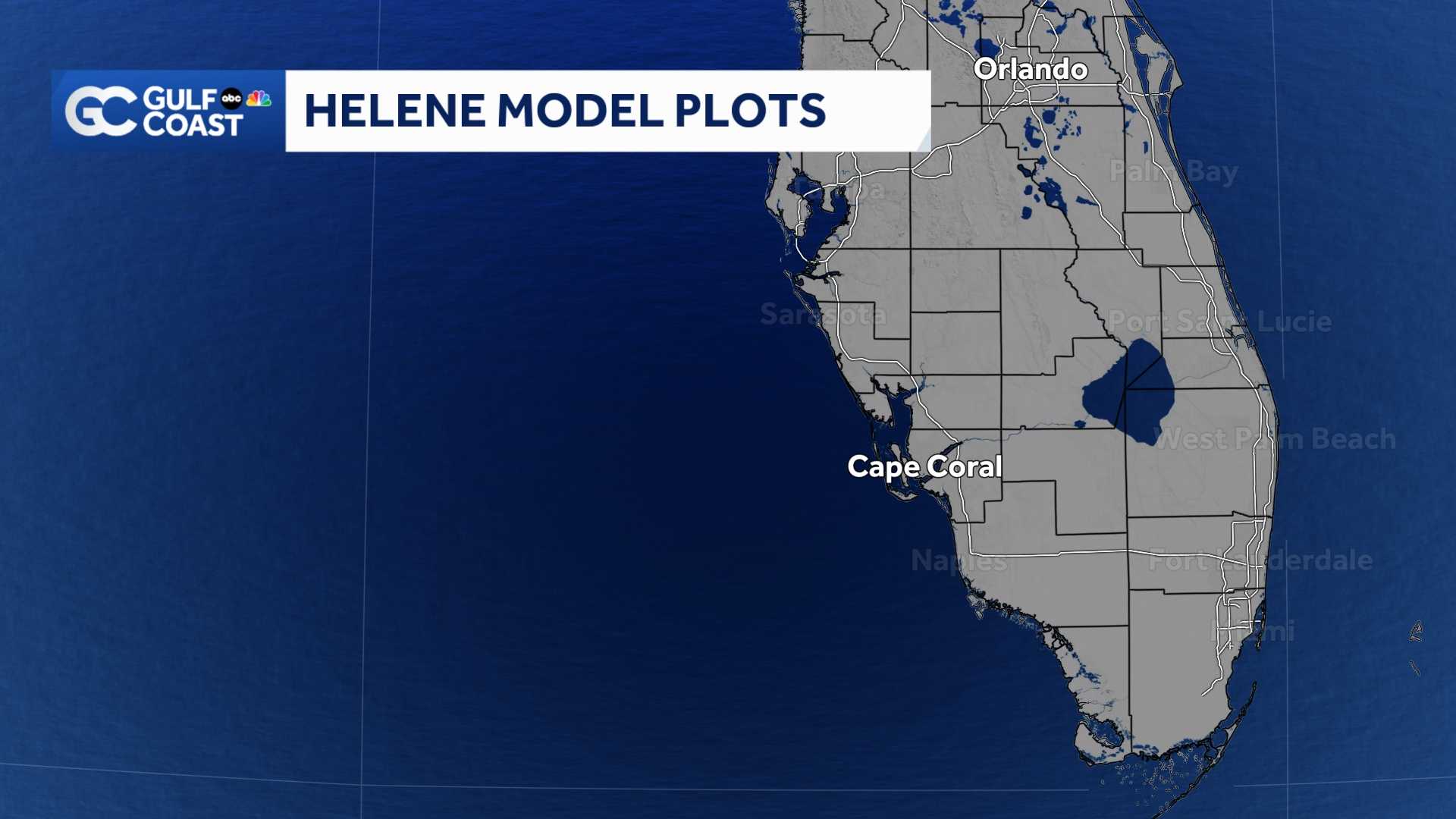 Helene maps models models and track