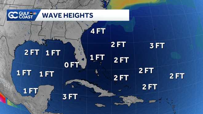 Gulf of Mexico and Caribbean Wave Heights