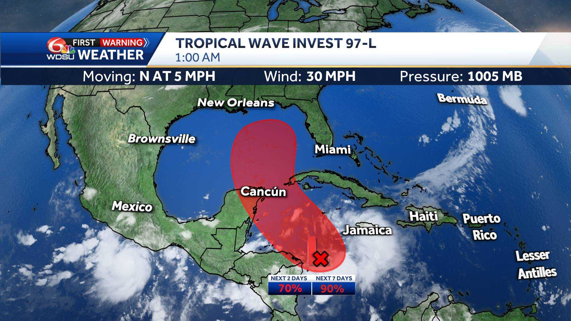 PISTA DE 97 L HURACÁN HELEN GOLFO DE MÉXICO DÓNDE INVERTIR