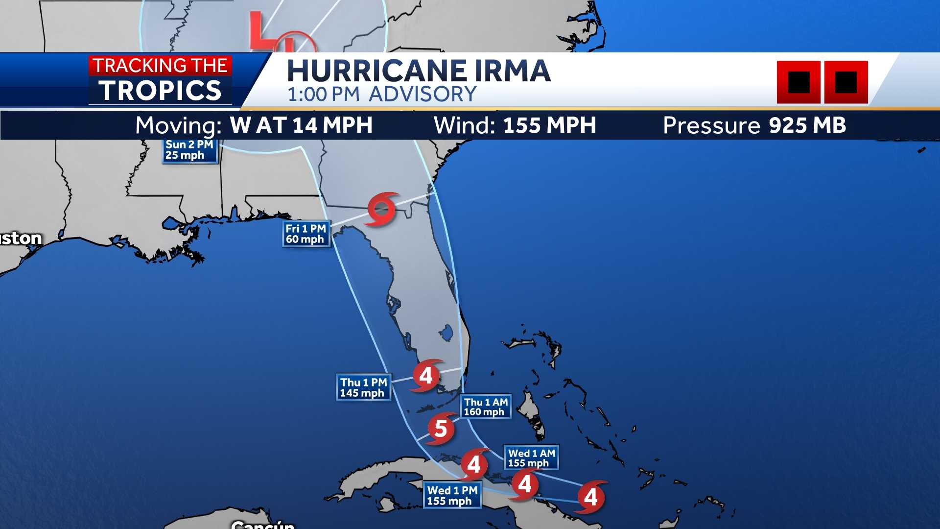 homeland security advisory weather map