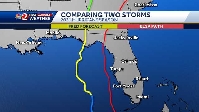 Where is Tropical Storm Fred headed? Forecasters say path will be much like Elsa's - Vimarsana News