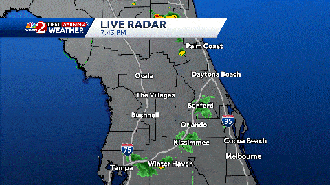 Tracking showers and storms across Central Florida