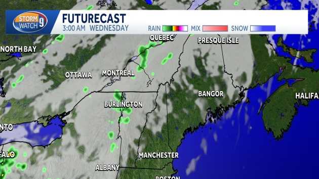 Overnight downpours ahead for parts of New Hampshire