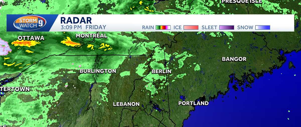 NH weather forecast Scattered thunderstorms to start week