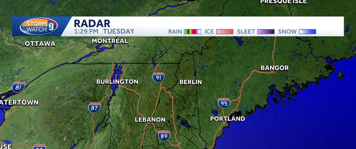 New Hampshire forecast Rain, some thunder Thursday