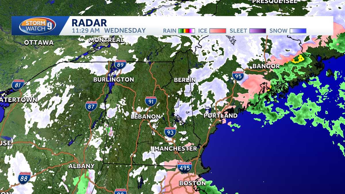 New Hampshire snow forecast Storm clears out Friday night