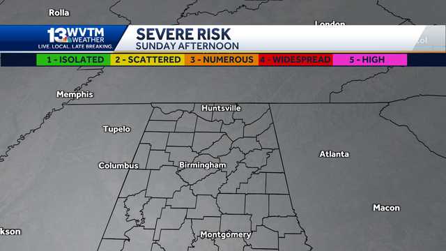 Severe weather possible in central Alabama tonight and Friday - Vimarsana News