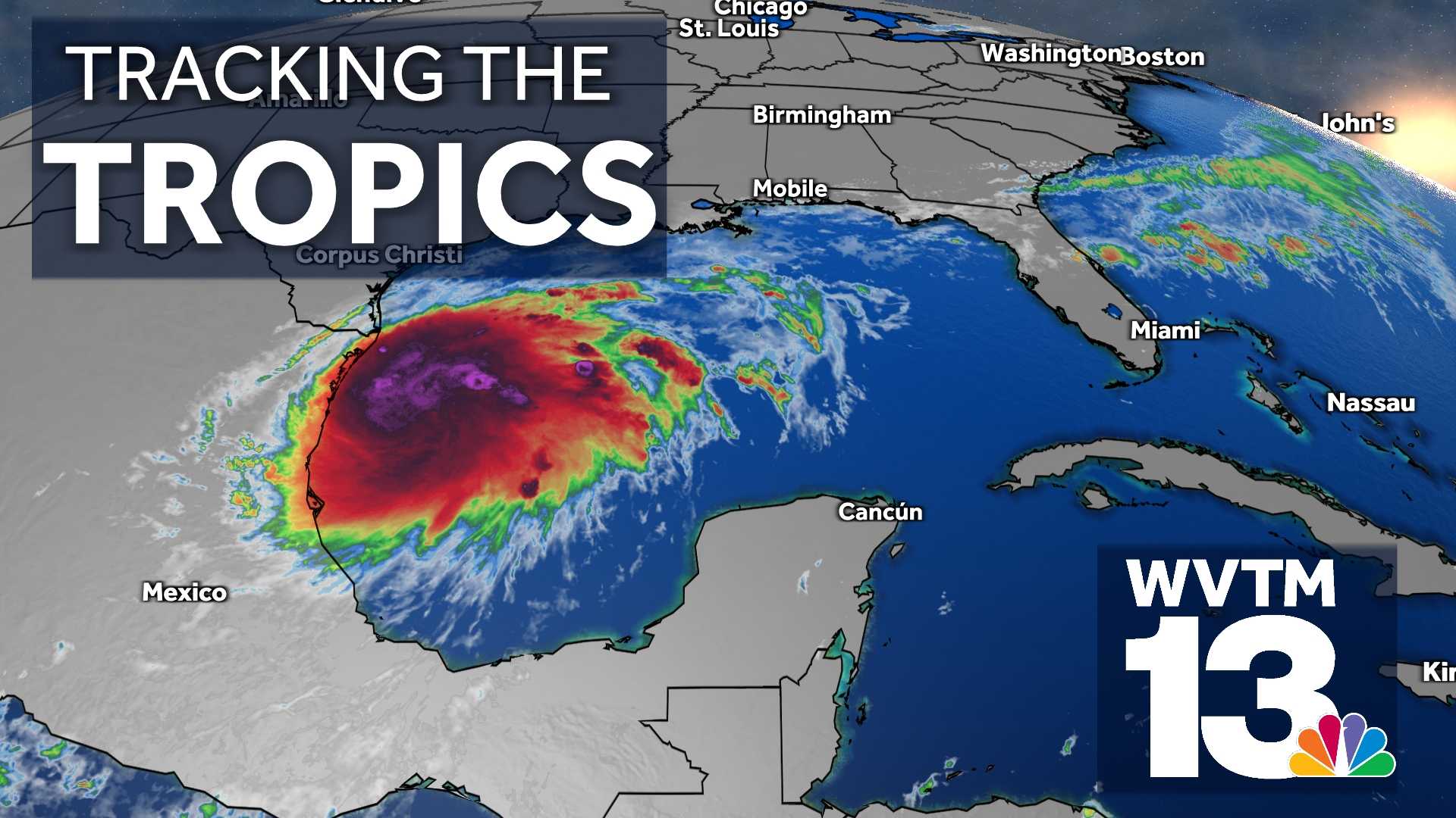 WVTM 13 Weather Maps