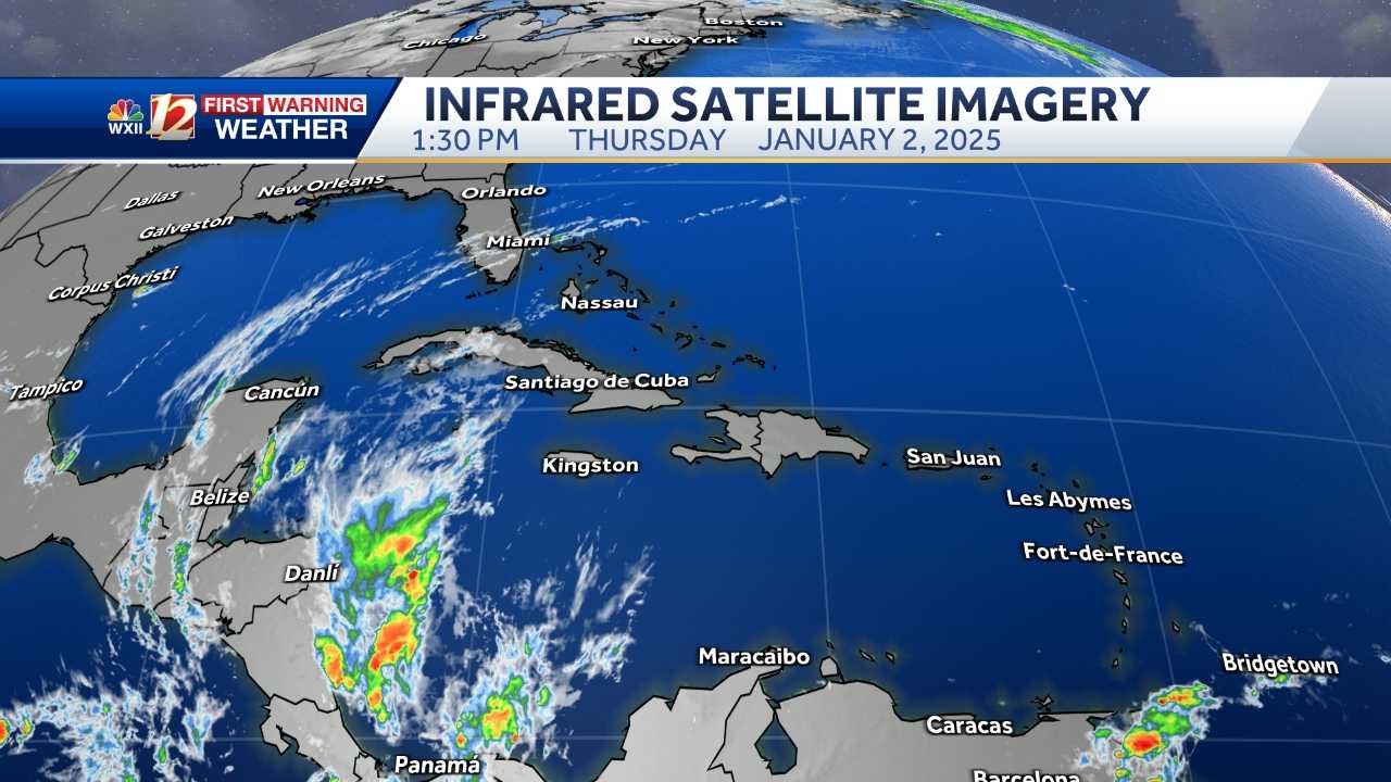 Tracking Post-Tropical Rafael In The Gulf Of Mexico