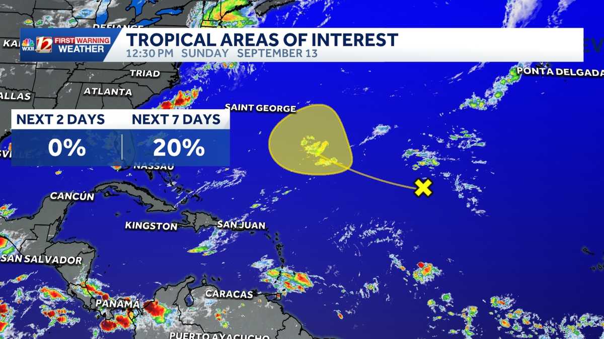 New area to watch for possible tropical development later this week